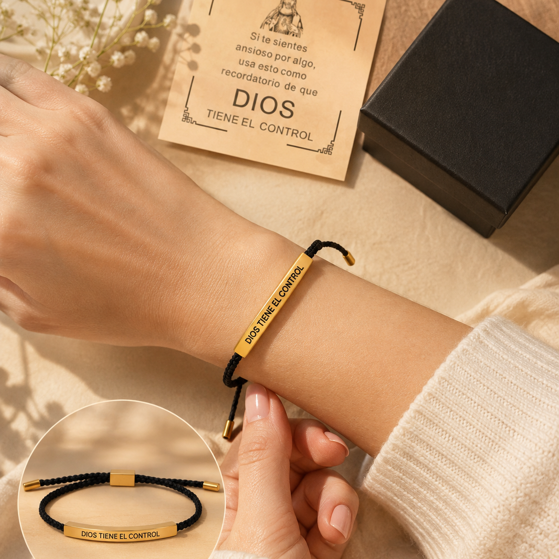 Pulsera Dios tiene el control