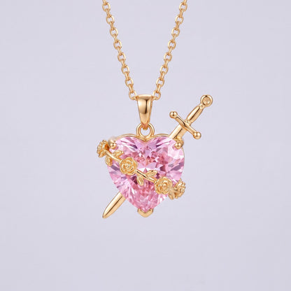 Collar Corazón Sagrado Luz de María – collar completo, vista de catálogo
